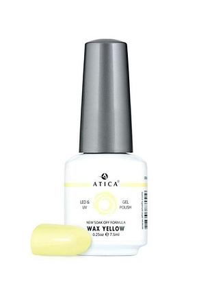Гель-лак atica № 111 wax yellow 7,5 мл.
