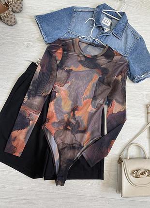 Боді сітка zara