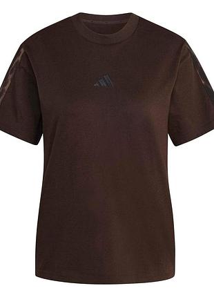 Оригінал спортивна футболка adidas w aop 3s t inf (ke8830) оригинал адидас коричнева м