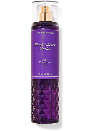 Bath&body works - спрей для тела black cherry merlot (236 мл)