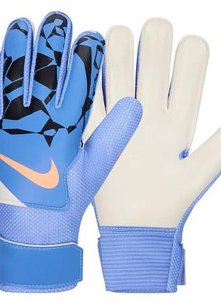 Вратарские перчатки nike match jr. синие hq0258-494 (оriгинал) 5