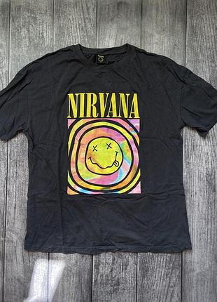 Футболка рок мерч nirvana