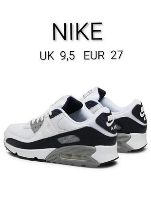 Шкіряні круті кросівки бренду nike air max made in indonesia  uk  9,5   eur  27
