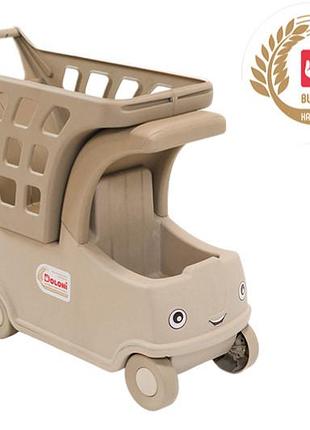 Візок 01540/02eco "авто з кошиком" eco biege doloni