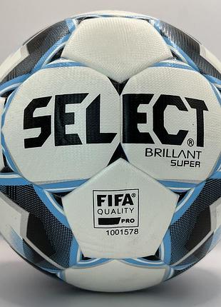 Футбольный мяч select brilliant super размер 5 + голка,сетка