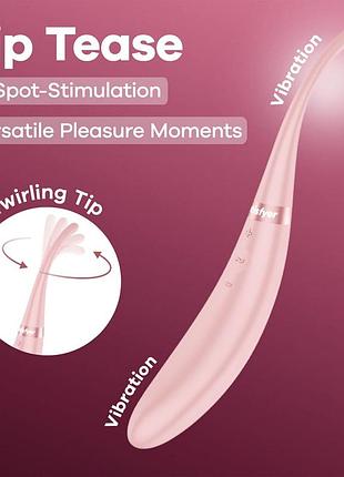 Вибратор satisfyer tip tease rose sexstyle 8