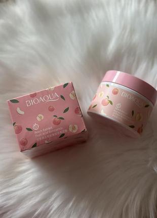 Пілінг-скатка для обличчя bioaqua peach extract fruit acid exfoliation з екстрактом персика та фруктовими кислотами, 140 г