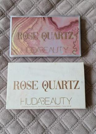 Палетка тіней/ тіні huda beauty rose quartz оригінал