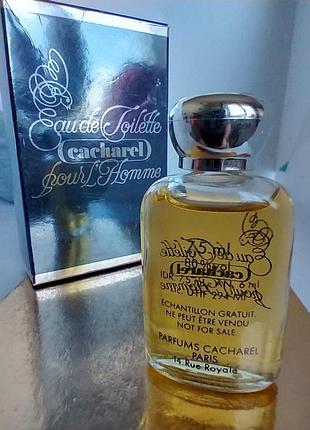 Cacharel pour homme винтажная миниатюра 7,5 мл