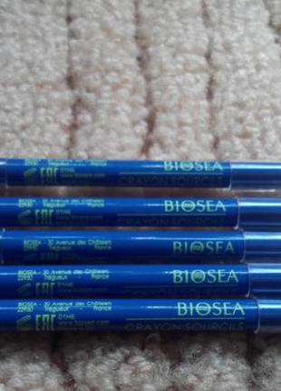 Карандаш для бровей с воском biosea crayon sourcils