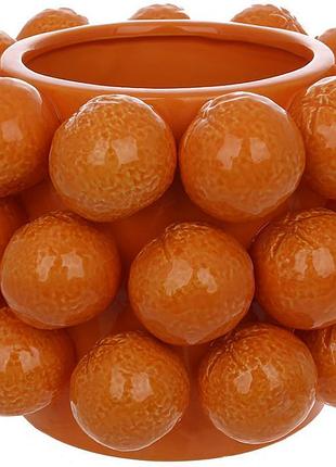 Ваза orange порцелянова декоративна, 14см, діаметр 21см