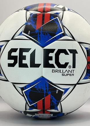 Футбольный мяч select brilliant super размер 5 + голка,сетка