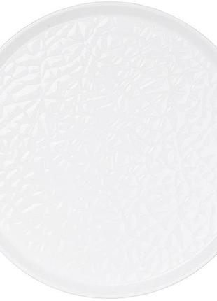 Тарілки порцелянові white city bubbles ø27 см, набір 2 шт, професійна посуд для інтенсивного використання