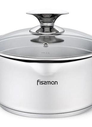 Кастрюля fissman elegance 3.1л из нержавеющей стали