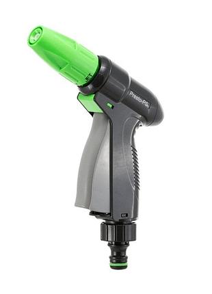 Пистолет для полива presto-ps (2102ps) пластиковый, насадка на шланг с 3 режимами струи