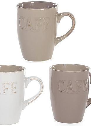Кружка shabby chic "cafe" 310мл керамика