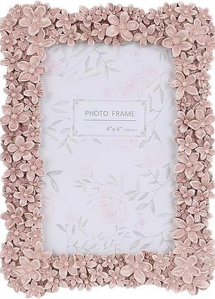 Фоторамка chatoyer "flowers pink" для фото 10х15см, розовые цветы