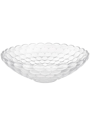 Фруктовница стеклянная bauble glass ø30х10см – круглое блюдо для сервировки, декора