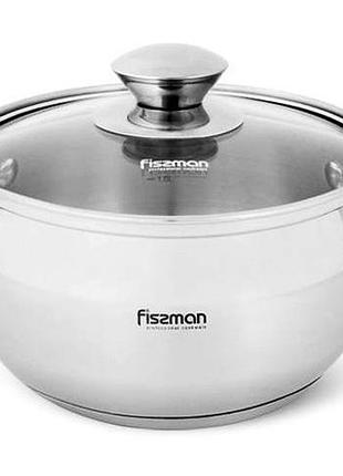 Каструля fissman prime 2.7л з нержавіючої сталі