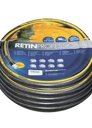 Шланг садовый tecnotubi retin professional 3/4" 25м армированный для полива, пищевой, уф-стойкий (rt 3/4 25)