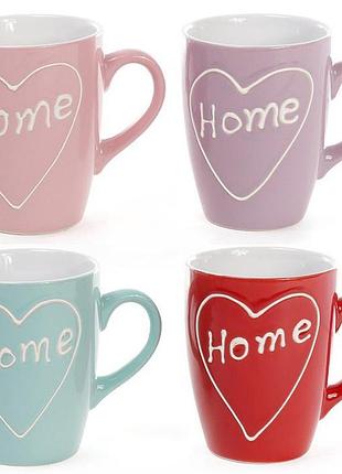 Кружка керамічна "home is where the heart is" 310мл