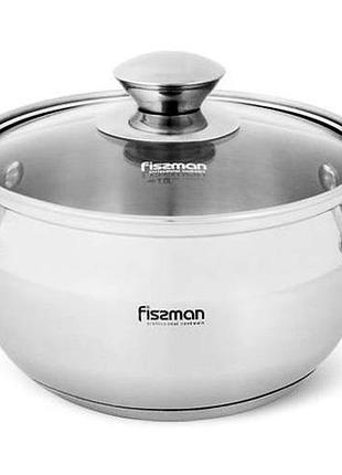 Каструля fissman prime 1.9л з нержавіючої сталі