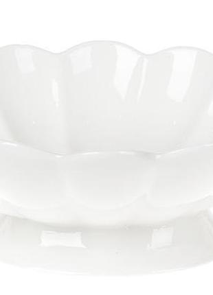 Фруктовница white city чаша с ручками 30.5 см, белый фарфор, профессиональная посуда для сервировки