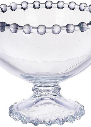Набор стеклянных креманок bauble glass 6 шт., 11х9см, десертные пиалы на ножке