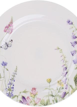 Тарелки фарфоровые десертные floral ø19см, набор 6 тарелка