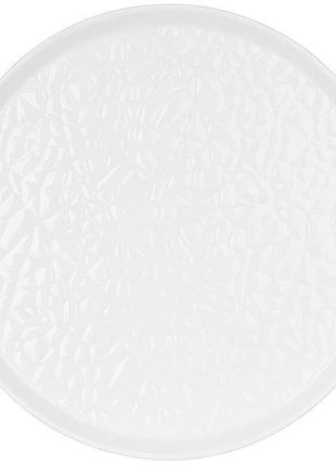 Набір 2 тарілки фарфорові white city bubbles ø31см круглі для основної страви