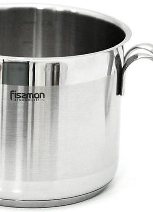 Молоковарка fissman 1.5л с носиком и мерной шкалой из нержавеющей стали