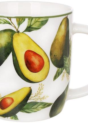Набор 6 фарфоровых кружек "avocado garden" 360мл