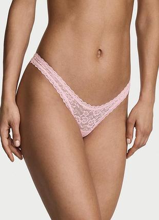 Мереживні трусики тонг victoria's secret