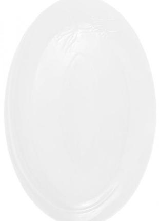 Набор 4 фарфоровых овальных блюда white city дерево 30х18см, белый
