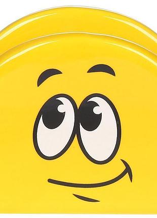 Салфетница керамическая "funny smile" желтая 10.7х5х8.4см - декоративный аксессуар для кухни
