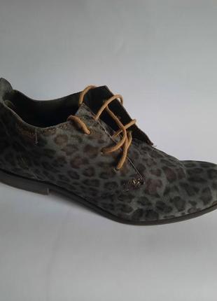 Ботинки ботильоны bugatti натур кожа р 40  40,5