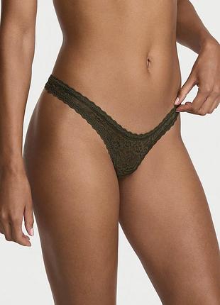 Мереживні трусики тонг victoria's secret