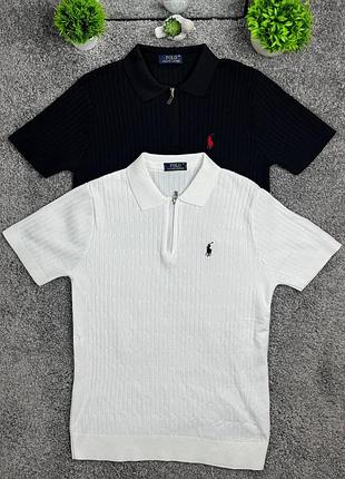 Футболка вʼязана на замку polo ralph lauren