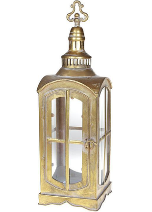 Свічник-ліхтар декоративний cornel acton 17.5х17.5х56.5см метал/скло підлоговий для дому
