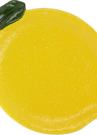 Набор керамических тарелок "lemon" 30х18см, желтые, 2 шт, декоративные для фруктов и десертов