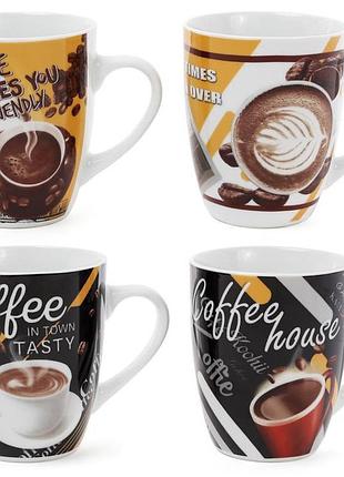 Кружка порцелянова "coffee in the town" 350мл