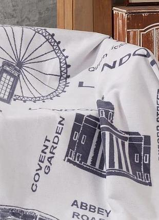 Плед belizza "london" 200х220см, євро