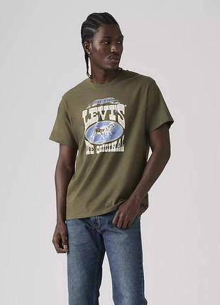 Мужская футболка levi's с принтом