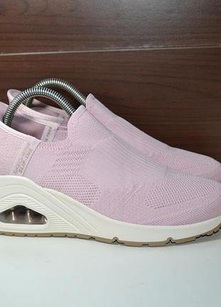 Skechers uno wedge 39-40р сникерсы кроссокви на танкетке оригинал