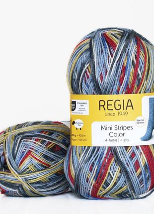 Шкарпеткова пряжа regia color 100 г, 00398