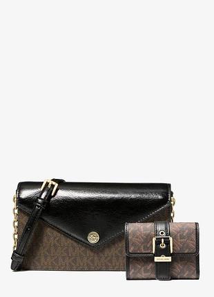 Жіночий комплект jet set travel michael kors сумка кросбоді та гаманець