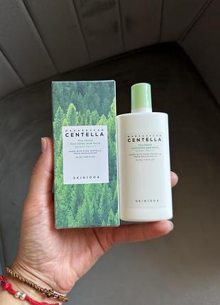 Сонцезахисний крем-молочко для проблемної шкіри spf 50 skin 1004 madagascar centella tea-trica soothing sun milk