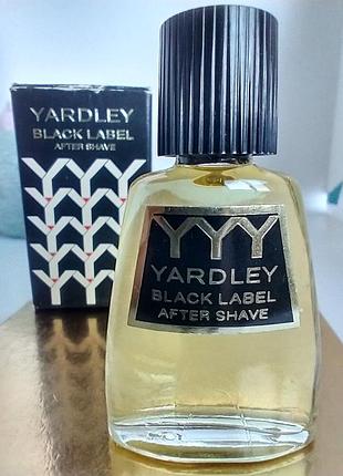 Black label yardley миниатюра 10мл редкость раритет