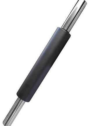 Скалка empire profi 47 см из нержавеющей стали с тефлоновым покрытием, антипригарная