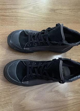 Кеди vans anaheim factory style 29 mid dx у чорно-сірому кольорі